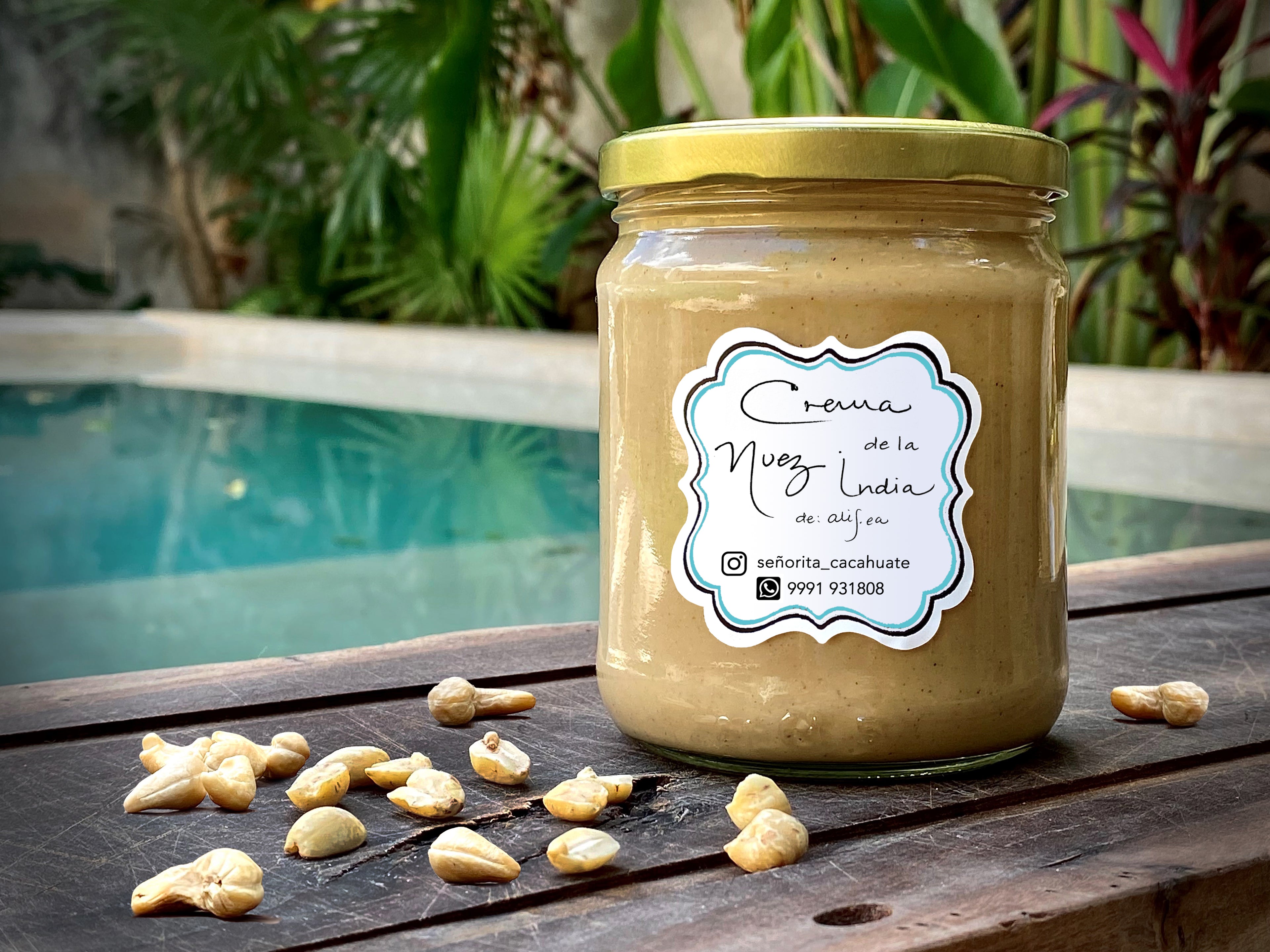 Crema de Nuez de la India Tostada 400 gr